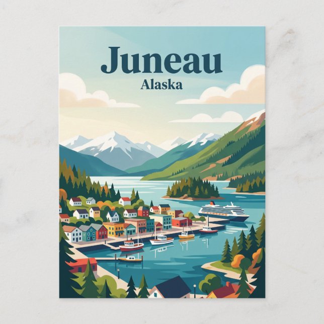 Postal Juneau Alaska (Anverso)