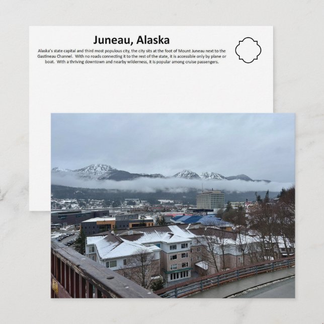Postal Juneau, Alaska 1 (Anverso / Reverso)