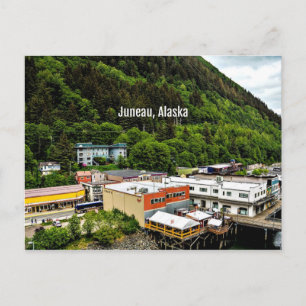 Postal Juneau, Alaska, fotografía de la ciudad