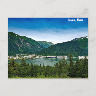 Postal Juneau, Alaska Mountain Scene