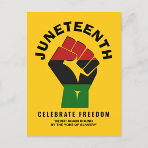 Postal JUNETEENTH celebra la libertad