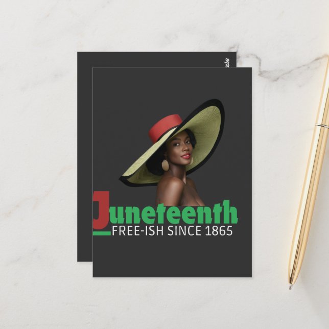 Postal Juneteenth June 19, 1865 - Historical Commemoratio (Anverso/Reverso In Situ)