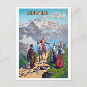 Postal Jungfrau, Carretera de las Montañas, Suiza