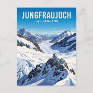 Postal Jungfraujoch Suiza