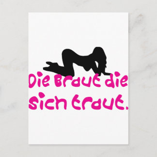 Postal junggesellenabschied / hochzeit