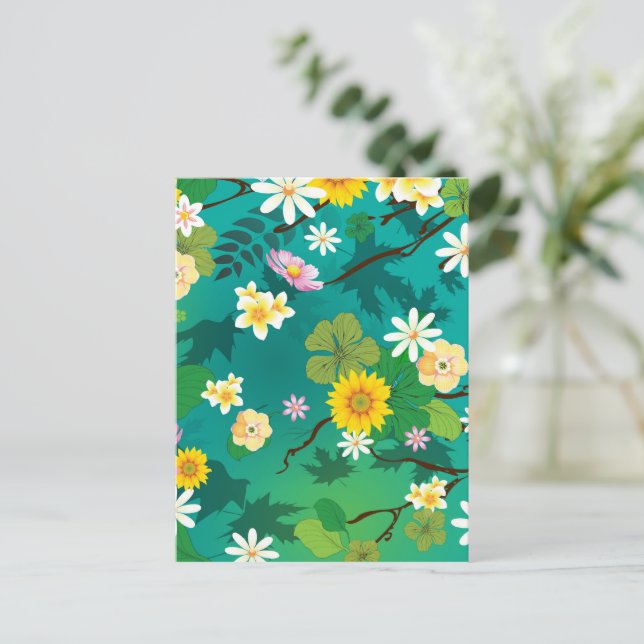 Postal Jungla imaginaria 1 (Anverso de pie)