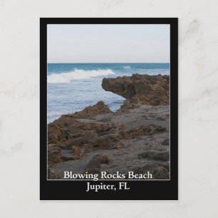 Postal Júpiter de playa de Rocks, FL