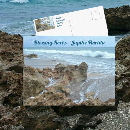 Postal Jupiter Florida Blowing Rocks Fotográfico