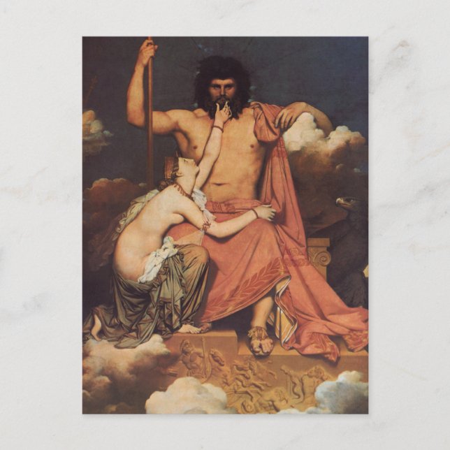 Postal Júpiter y Thetis (Anverso)
