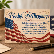 Juramento de lealtad a la bandera americana nombre