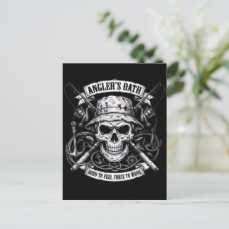 Postal Juramento del Pescador – Nacido para Pescar, Oblig
