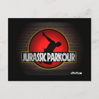Postal Jurassi Parkour cartolina