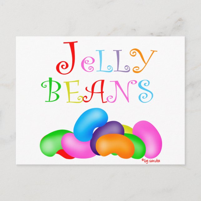Postal Just Jelly Beans (Anverso)