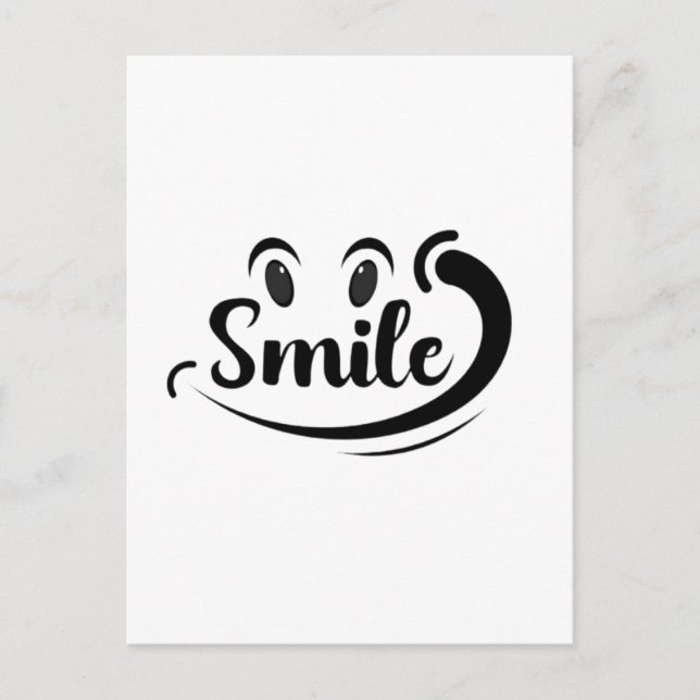Postal Just Smile Keep Smiling Smile More Stay Smiling A  (Anverso)