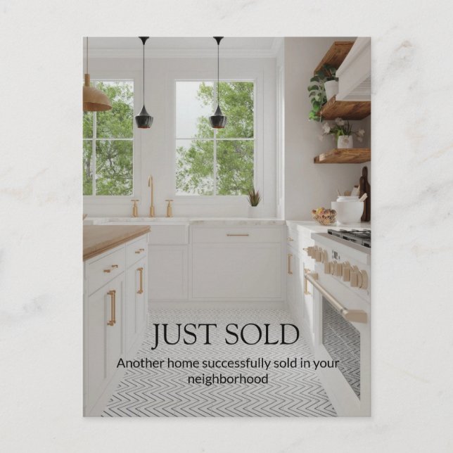 Postal Just Sold Real Estate Postcard | Realtor Marketing (Anverso)