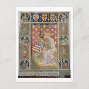 Postal Justicia militante, del Salone del Consiglio (C)