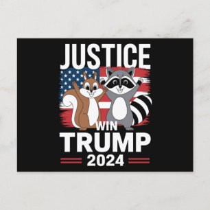 Postal Justicia Para Peanut Gana Trump 2024