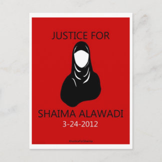 Postal Justicia para Shaima Alawadi