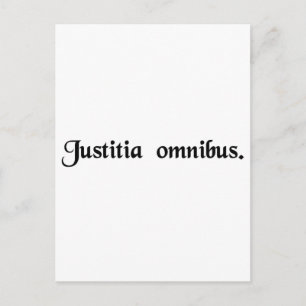Postal Justicia para todos.