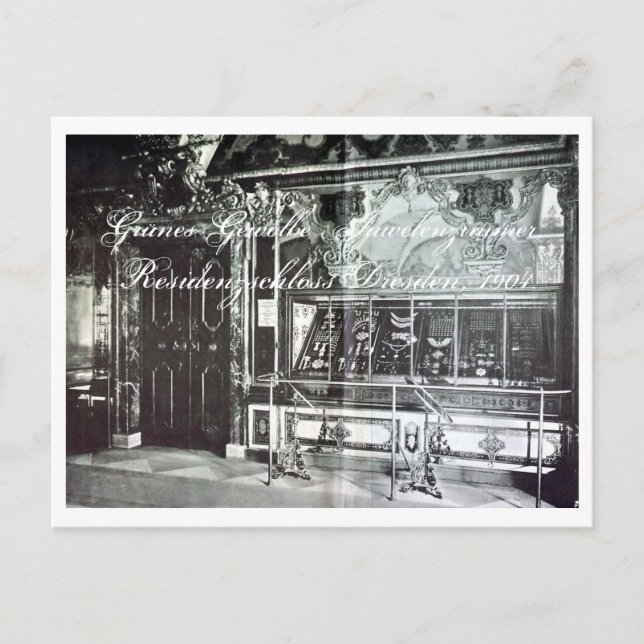 Postal Juwelenzimmer Dresden Green Vault - Grünes Gewölbe (Anverso)