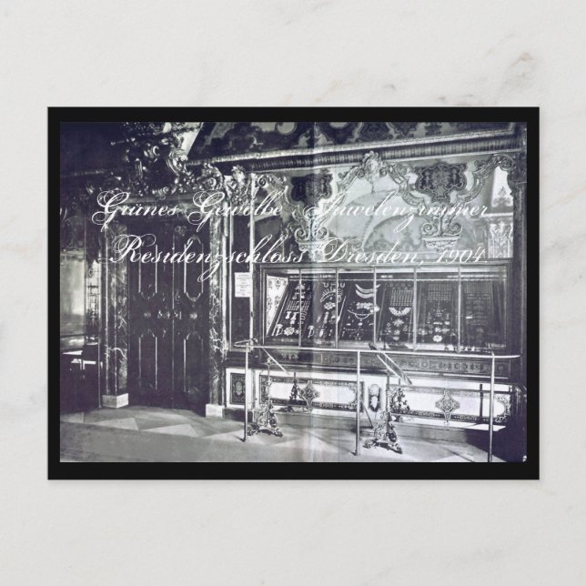 Postal Juwelenzimmer Dresden Green Vault Grünes Gewölbe (Anverso)