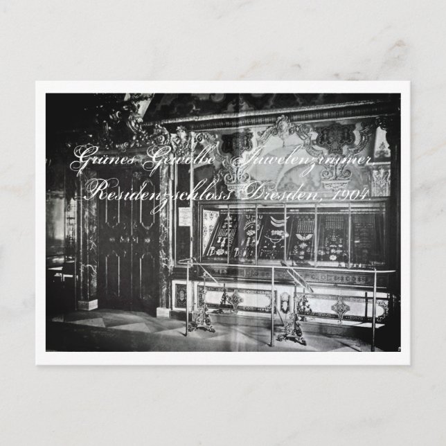 Postal Juwelenzimmer Dresden Green Vault –Grünes Gewölbe (Anverso)