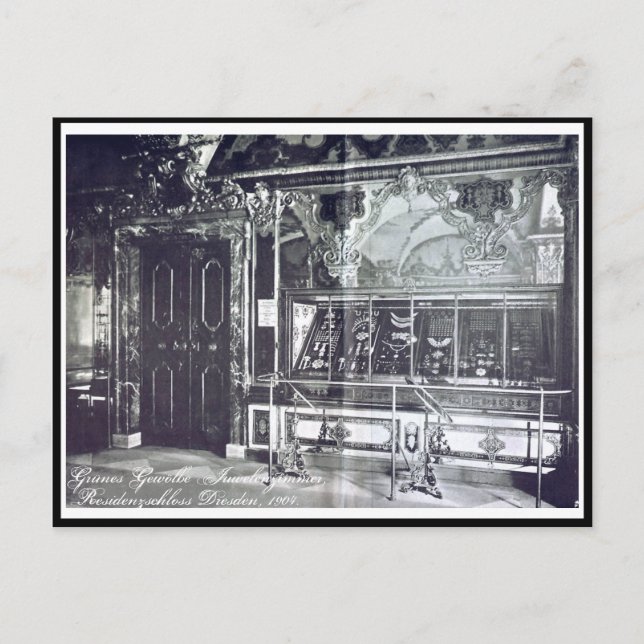 Postal Juwelenzimmer Dresden Green Vault Grünes Gewölbe (Anverso)