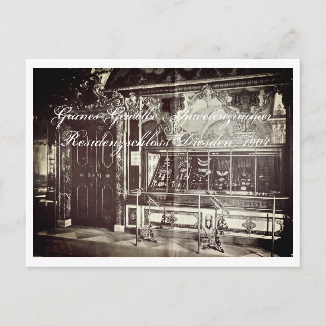 Postal Juwelenzimmer Dresden Green Vault –Grünes Gewölbe (Anverso)