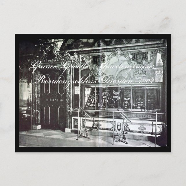 Postal Juwelenzimmer Dresden Green Vault Grünes Gewölbe (Anverso)