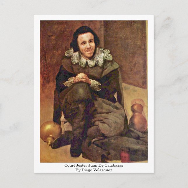 Postal Juzgado Juan De Calabazas Por Diego Velazquez (Anverso)