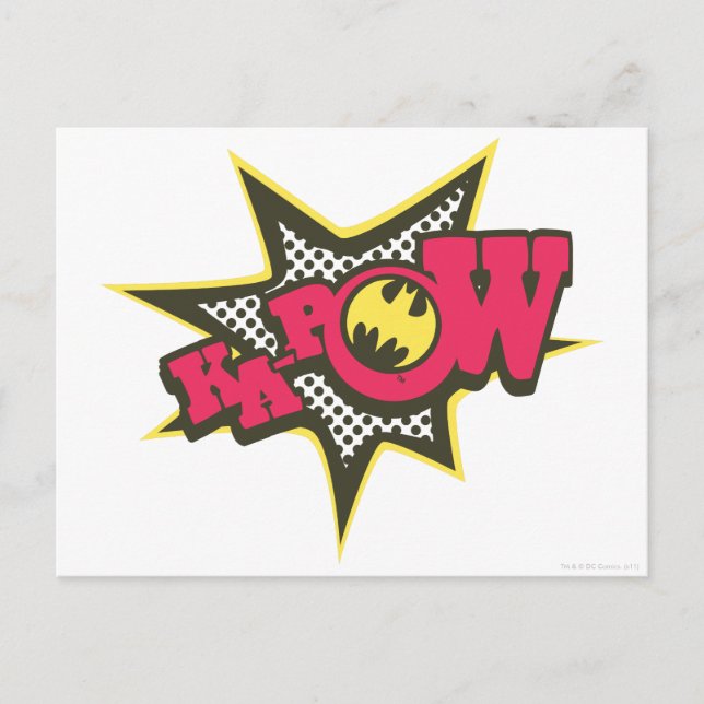 POSTAL KA-POW (Anverso)