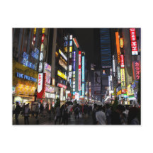 Kabukichō Tokio Neones por la noche