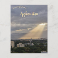 Kabul Afganistán después de la lluvia