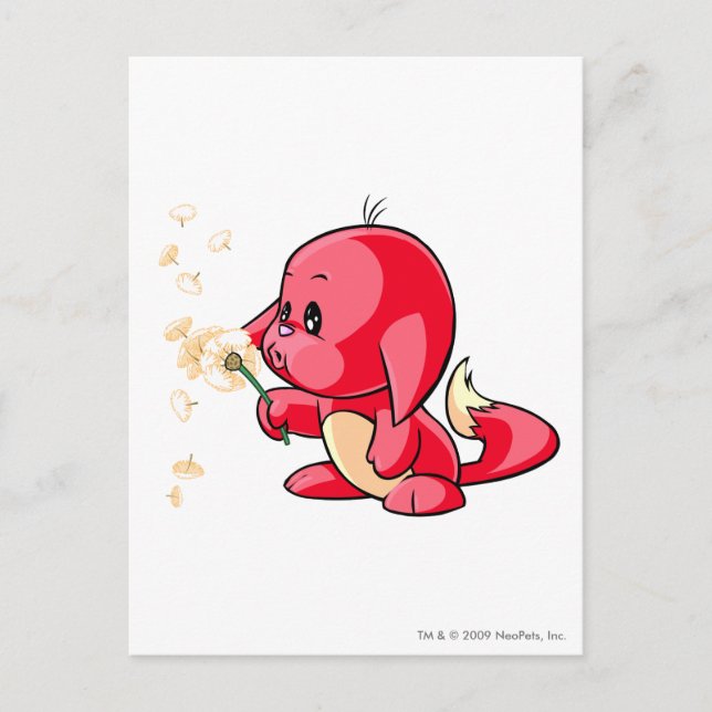 Postal Kacheek Red (Anverso)