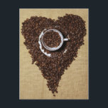 Postal Kaffee Herz<br><div class="desc">Kaffee,  Tasse,  Küche,  Küchenbild,  Café,  Café,  tazón,  cocina,  cocina,  foto de cocina,  Kaffeetasse</div>