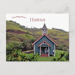 Postal Kahakuloa Hawaii Iglesia Congregacional Hawai