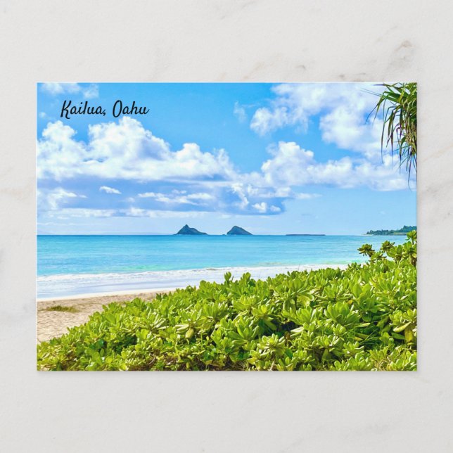 Postal Kailua, Oahu (Anverso)