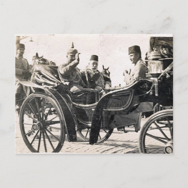 Postal Kaiser y Sultán (Anverso)