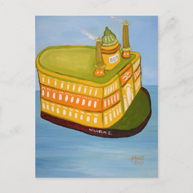 Postal Kaiserdampfer (Anverso)