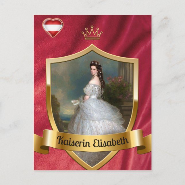 Postal Kaiserin Elisabeth - Sissi (Anverso)