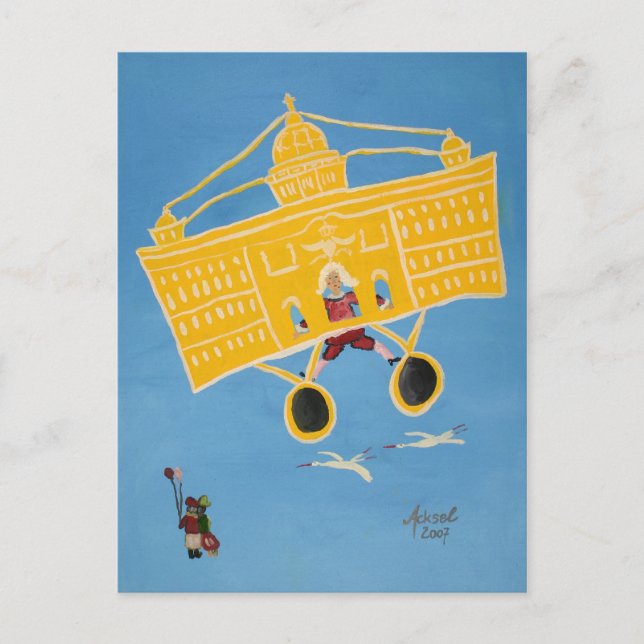 Postal Kaiserliche Luftpost (Anverso)