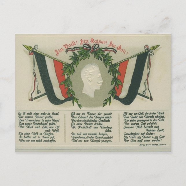 Postal Kaiserpostkarte (Anverso)