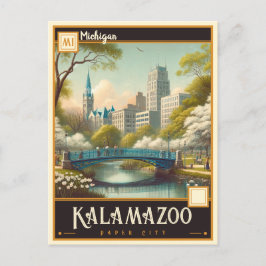 Postal Kalamazoo, Michigan | Vintage