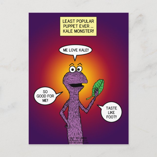 Postal Kale Monster (Anverso)