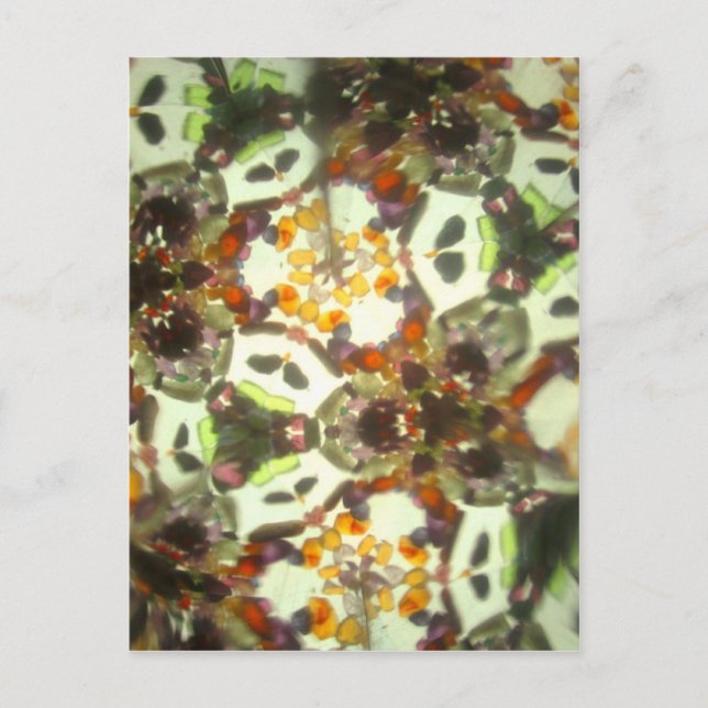 Postal Kaleidescope bejeweld 26 (Anverso)