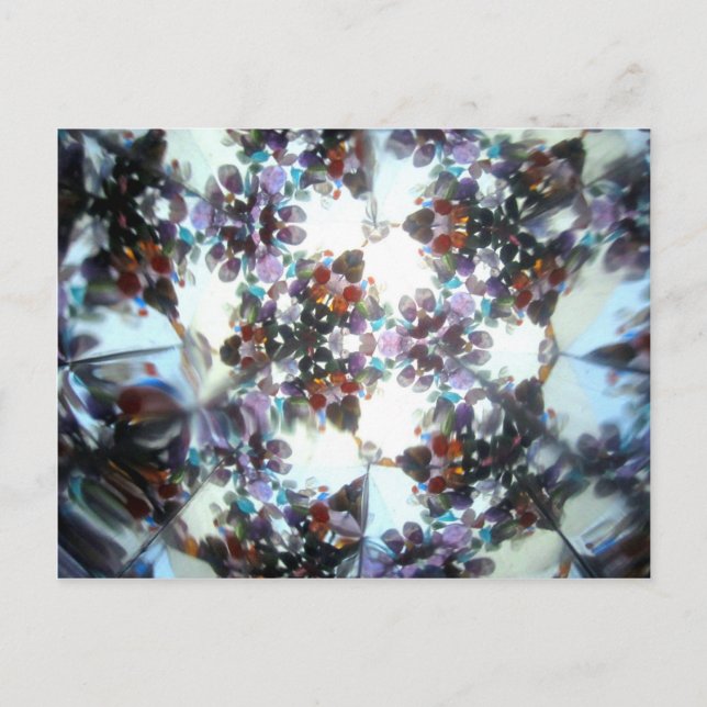 Postal Kaleidescope bejeweld 37 (Anverso)