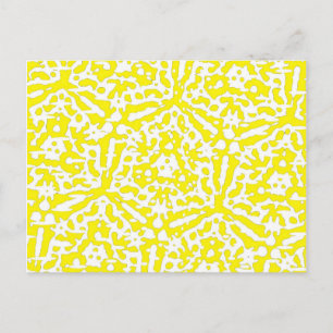 Postal Kaleidoscope   Amarillo - Personalizar