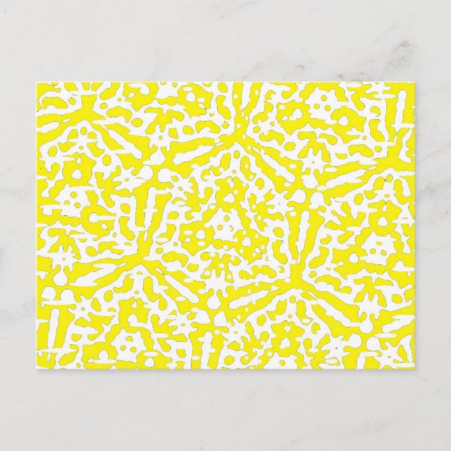 Postal Kaleidoscope | Amarillo - Personalizar (Anverso)