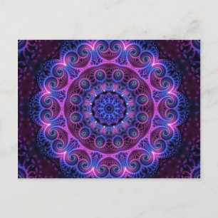 Postal Kaleidoscope Apofisis Mandala Corazones