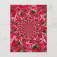 Kaleidoscope de Crimson: Arte de flores con leche